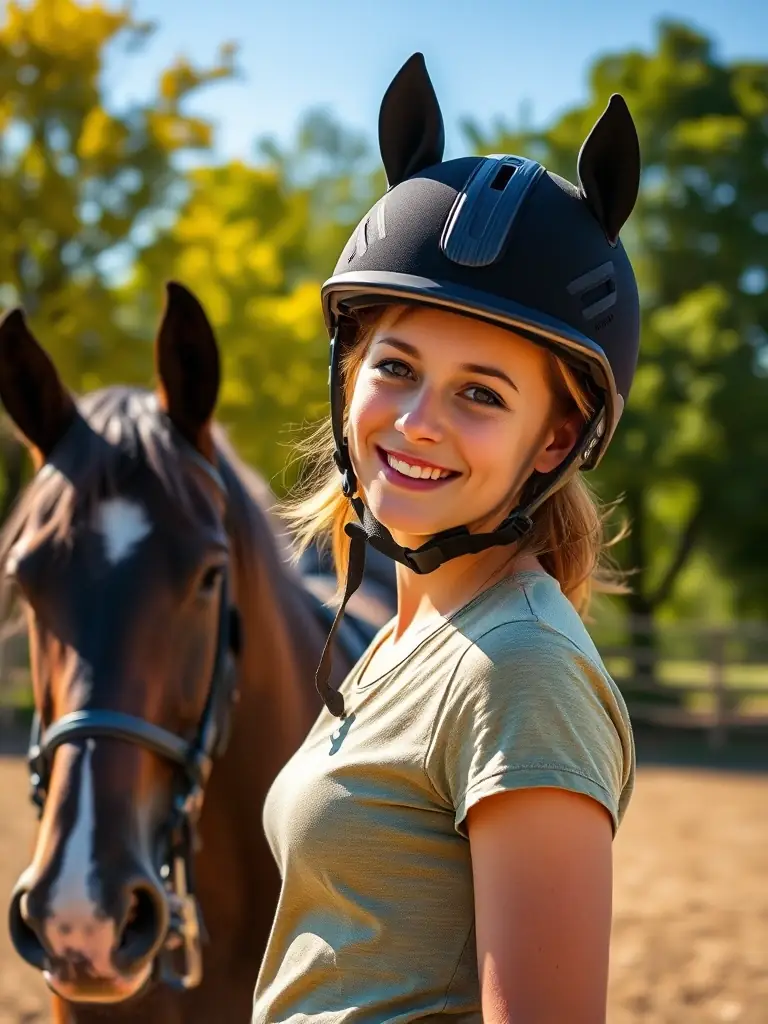 A young rider confidently guiding their horse over a brightly colored jump during a show jumping competition at CONCOURS HIPPIQUE LA ROCHEFOUCAULD, showcasing the excitement and skill involved in the sport.